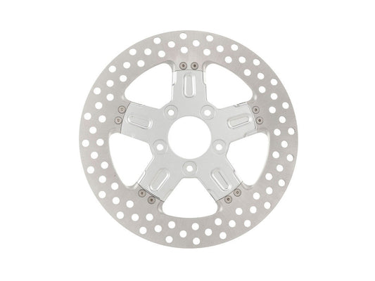 11.5in. Left Hand Front & Right Hand Front Formula Disc Rotor – Chrome. Fits H-D 1984up with 11-1/2in. Disc Rotor(s).