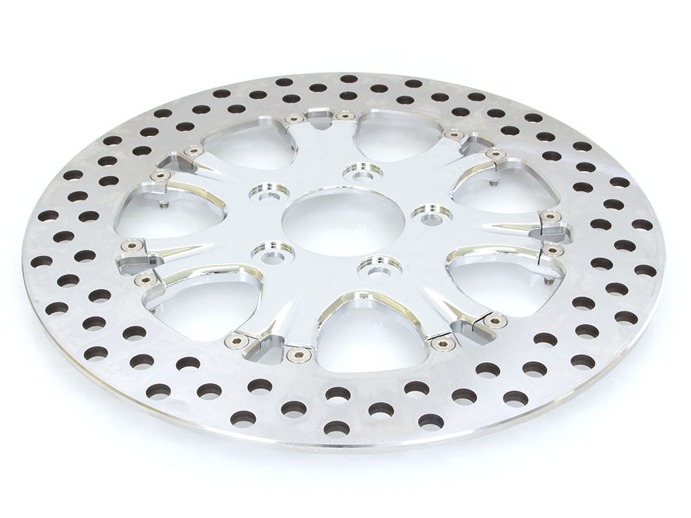 11.5in. Rear Heathen & Paramount Disc Rotor –  Chrome. Fits H-D 1981up with 11-1/2in. Disc Rotor.
