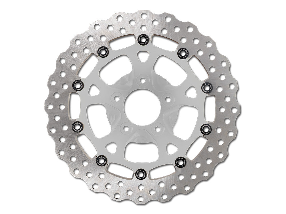 12.6in. Front Dominator Disc Rotor – Chrome. Fits Touring 2024up with Custom Wheel and Hub Mounted 320mm Rotors.