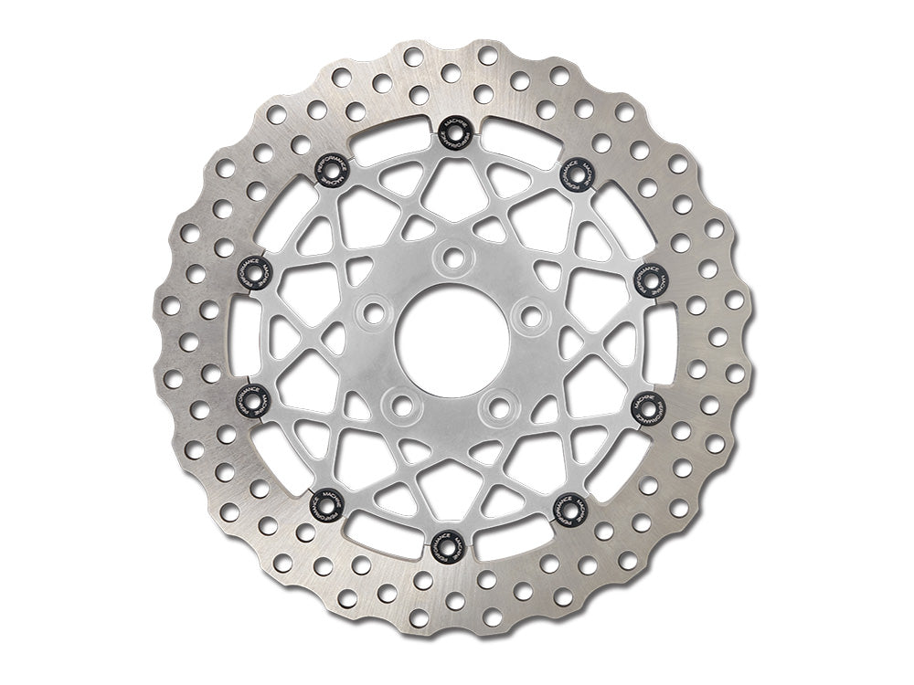 12.6in. Front Speedstar Disc Rotor – Chrome. Fits Touring 2024up with Custom Wheel and Hub Mounted 320mm Rotors.