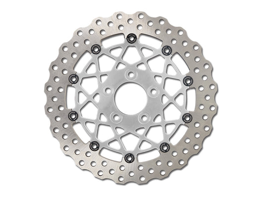 12.6in. Front Speedstar Disc Rotor – Chrome. Fits Touring 2024up with Custom Wheel and Hub Mounted 320mm Rotors.