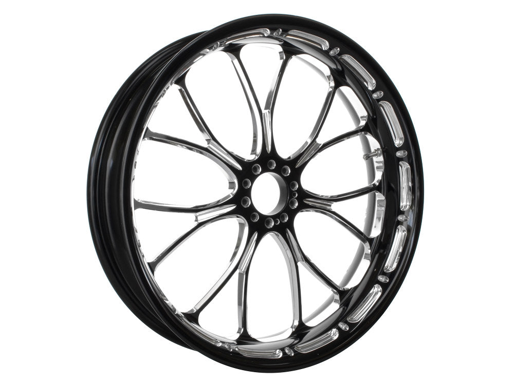 26in. x 3.50in. wide Heathen Wheel – Black Contrast Cut Platinum.