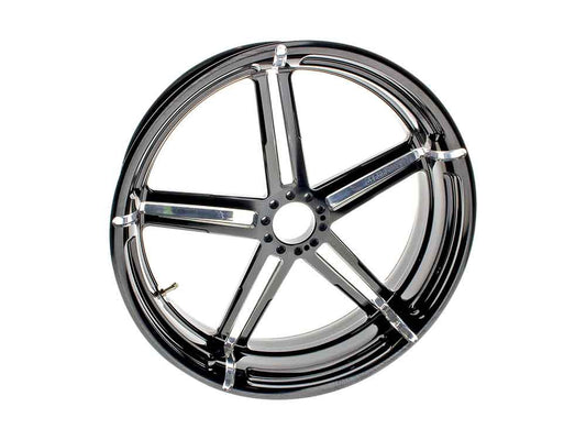 18in. x 5.50in. wide Formula Wheel – Black Contrast Cut Platinum
