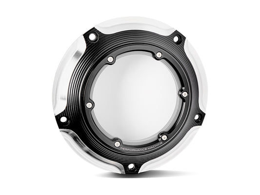 Vision Derby Cover – Black Contrast Cut. Fits Touring 2016up