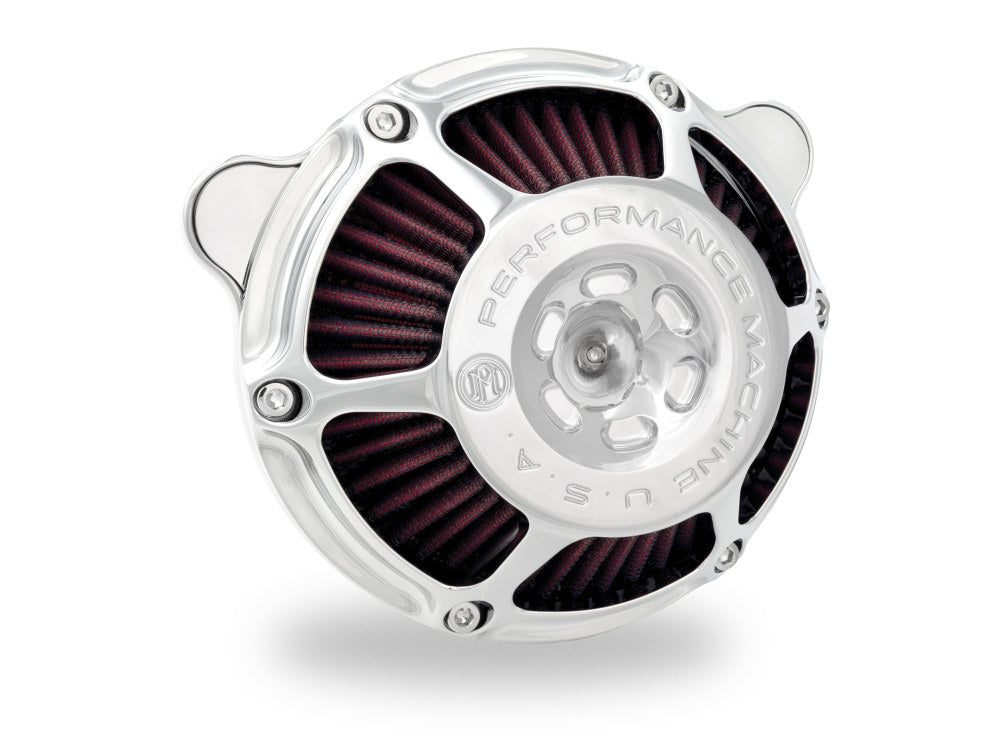 Max HP Air Cleaner Kit – Chrome. Fits Indian Touring & Cruiser 2014up with 111ci or 116ci Thunderstroke Engines