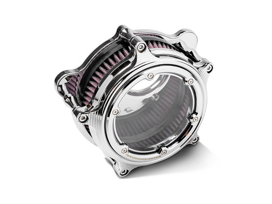 Vision Air Cleaner Kit – Chrome. Fits CVO Touring 2023up, Street Glide & Road Glide 2024up, Touring 2025up & Softail 2025up