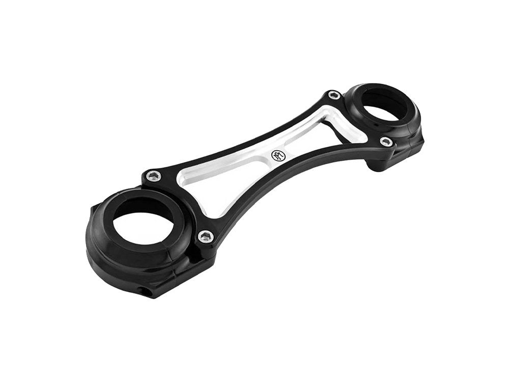 Fork Brace – Black Contrast Cut. Fits FXST 1984-2015, Dyna Wide Glide 1993-2005, FXWG 1984-1986 Models with 41mm Forks.