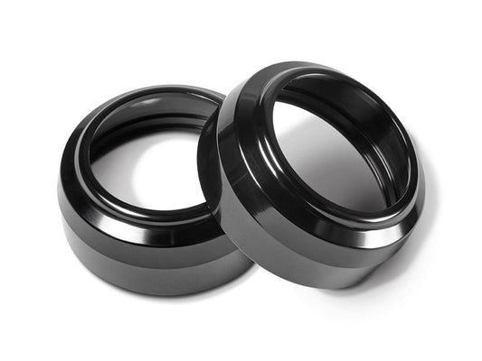 Fork Dust Caps – Black. PM Lower Legs.