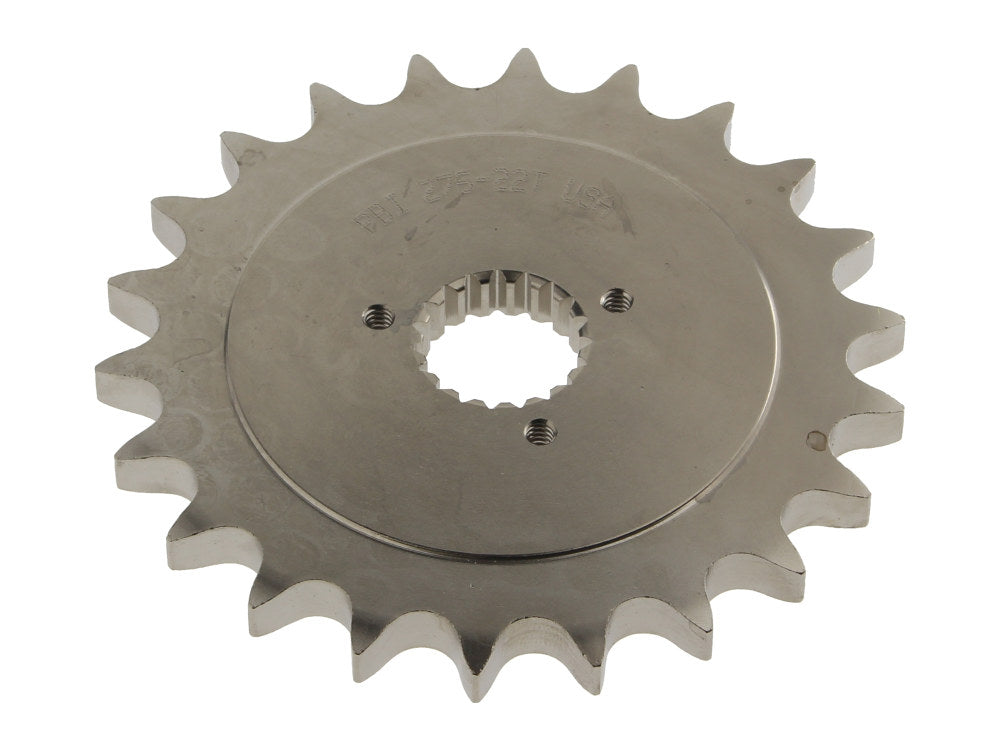 22 Tooth Transmission Sprocket. Fits 4spd Sportster 1984-90.