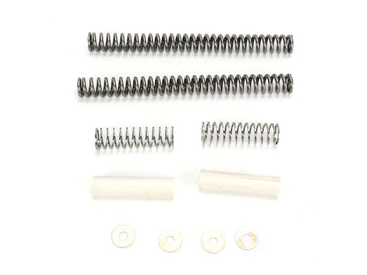 Fork Spring Lowering Kit for 41mm Fork Tubes. Fit Softail 1984-2017, Dyna Wide Glide 1993-2005 & Touring 1980-2013.