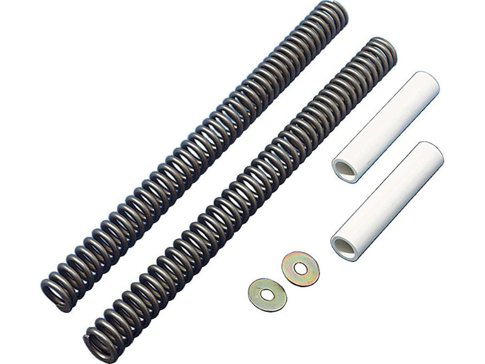 Standard Duty 41mm Fork Spring Kit. Fits Softail 1984-2017, FL 1949-2013, Dyna Wide Glide 1993-2005 & FXWG 1980-1986.