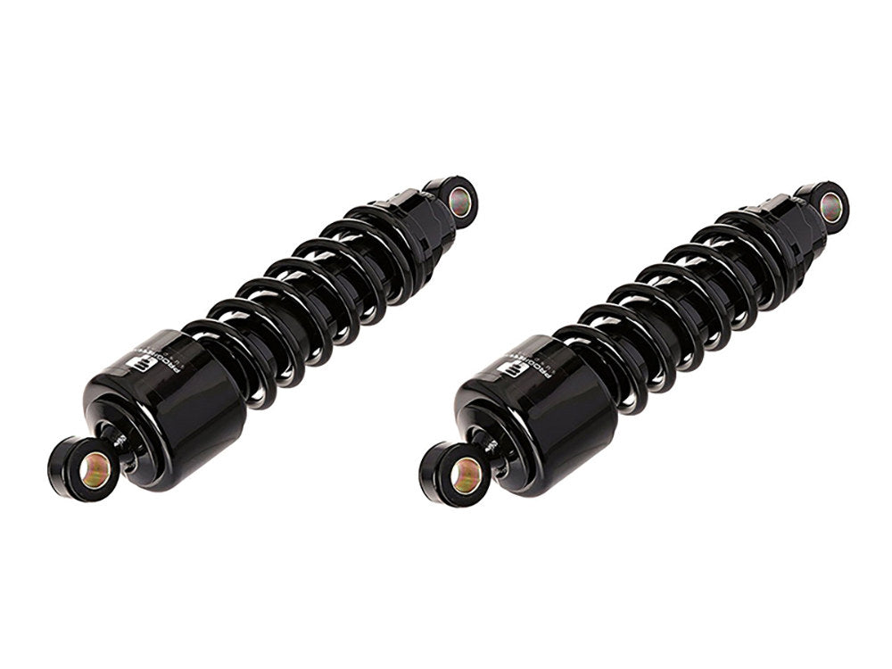 412 Series, 12in. Standard Spring Rate Rear Shock Absorbers – Black. Fits Sportster 2004-2021