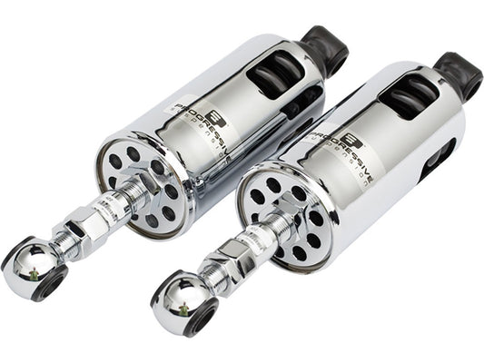 422 Series, Standard Spring Rate Rear Shock Absorbers – Chrome. Fits Softail 1989-1999.