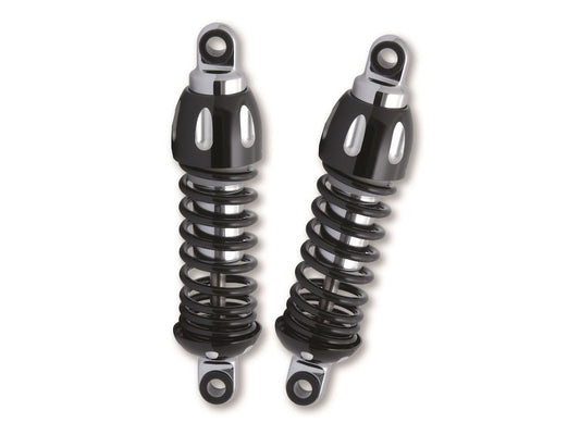 430 Series, 12in. Rear Shock Absorbers – Black. Fits V-Rod 2007-2017.