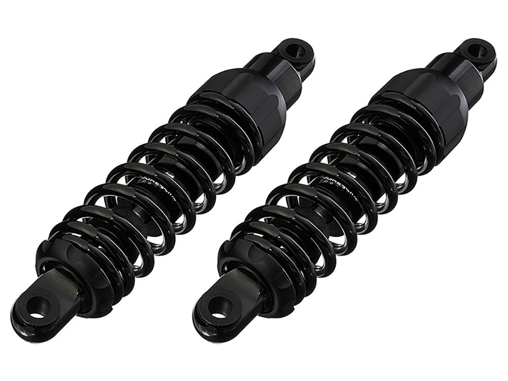 444 Series, 11in. Standard Spring Rate Rear Shock Absorbers – Black. Fits Sportster 2004-2021