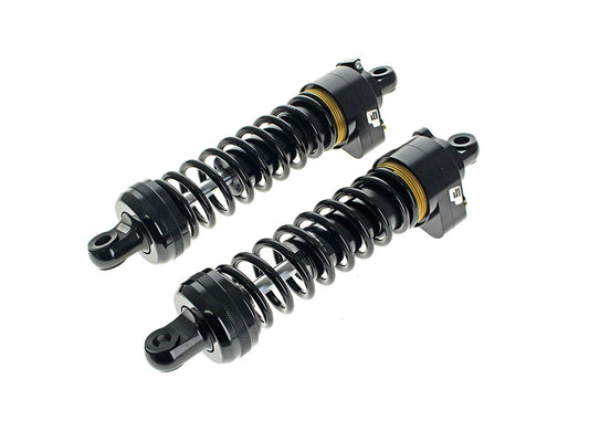 944 Series with Quik Preload System, 13in. Standard Spring Rate Rear Shock Absorbers – Black. Fits Touring 1980up.