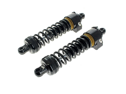 944 Series with Quik Preload System, 13in. Heavy Duty Spring Rate Rear Shock Absorbers – Black. Fits Touring 1980up