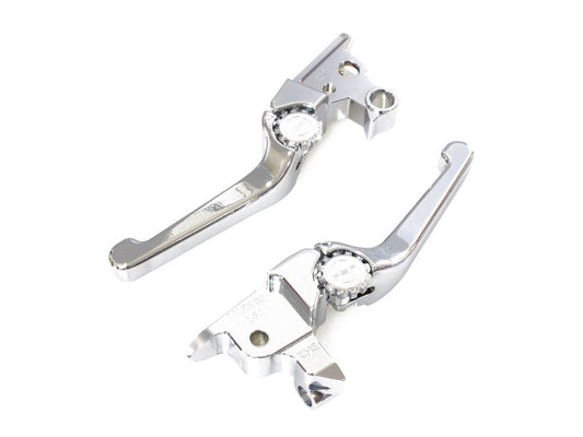 Adjustable Anthem Levers – Chrome. Fits Touring 2008-2013 & Road King 2014-2016.