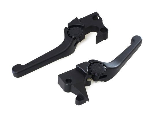 Adjustable Anthem Levers – Black. Fits Sportster 2004-2013.