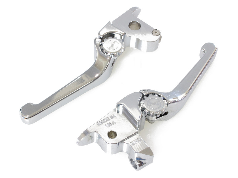 Adjustable Anthem Levers – Chrome. Fits Touring 2014-2016 With Hydraulic Clutch & V-Rod 2006-2017