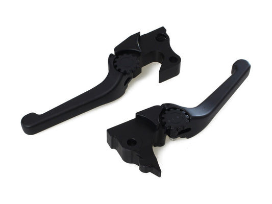 Adjustable Anthem Levers – Black. Fits Sportster 2014-2021.