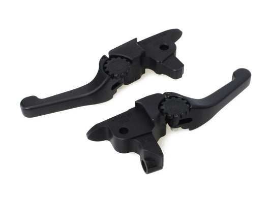 Adjustable Shorty Anthem Levers – Black. Fits Touring 2017-2020.