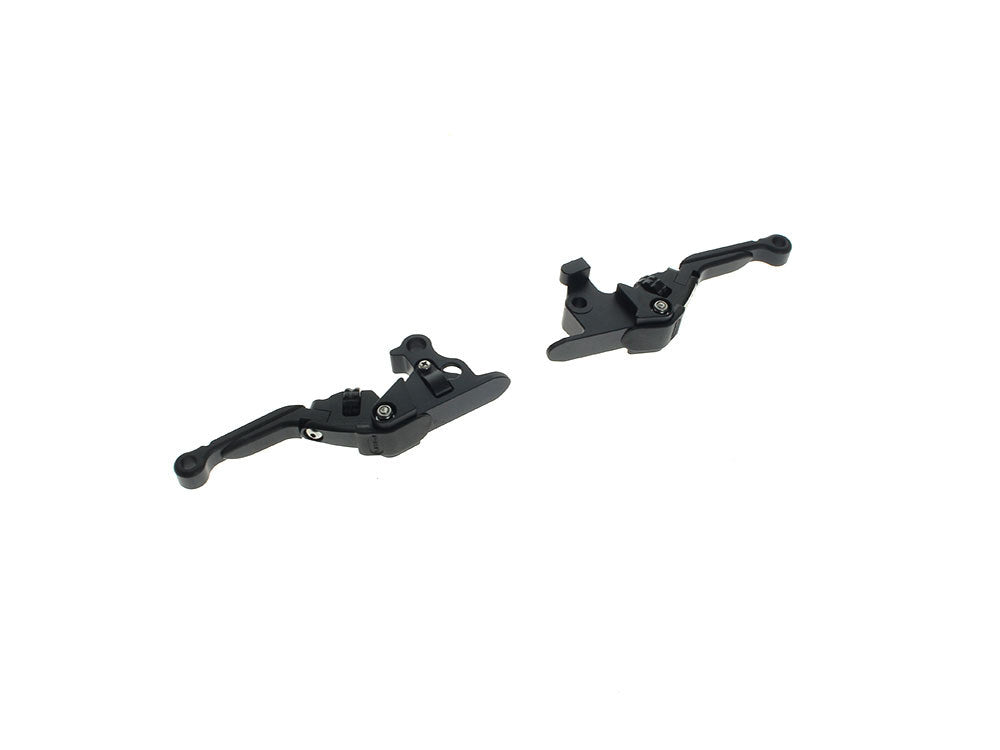 Adjustable Anthem Pro Levers – Black. Fits Softail 2015-2024