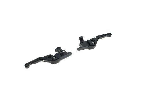 Adjustable Anthem Pro Levers – Black. Fits Softail 2015-2024