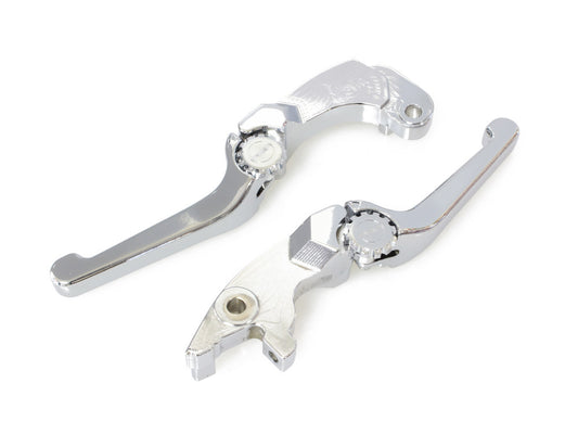 Adjustable Anthem Levers – Chrome. Fits Indian Scout 2017up.