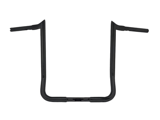 14in. x 1-1/4in. Bagger Monkey Handlebar – Black. Fits Ultra and Street Glide Models.