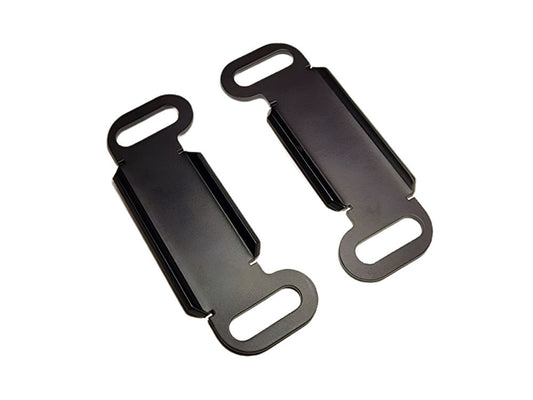 Straight Pipe Alignment Brackets – Black. Fits Touring 1985up