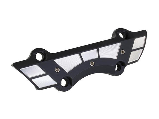 Weld Wing No-Slip Super Handlebar Top Clamp – Black. Fits 1.25in. Bar Thats Steps To 1in. Clamping.