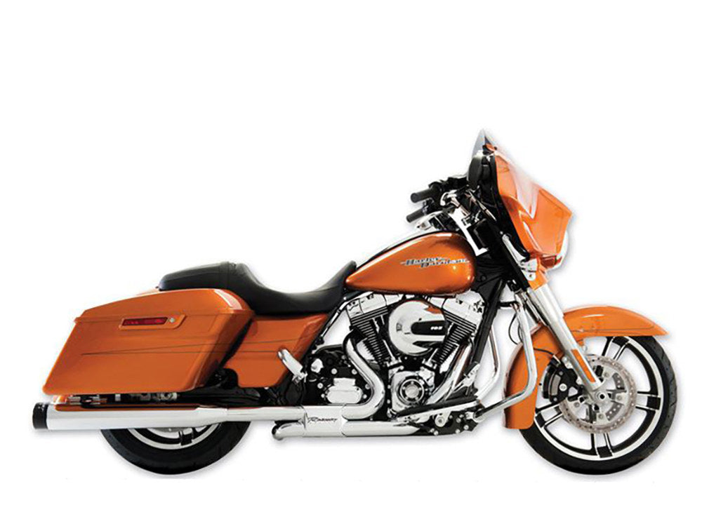Right Side Tuck & Under Headers – Chrome. Fits Touring 2009-2016.