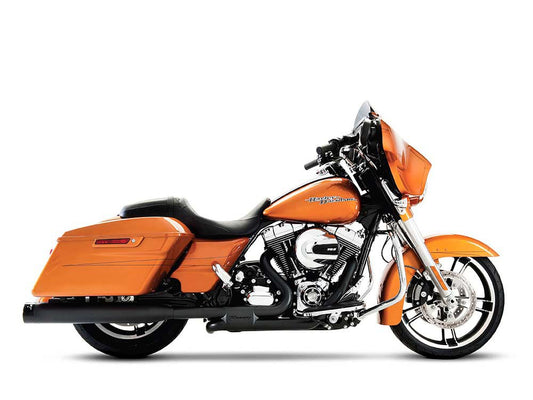 Right Side Tuck & Under Headers – Black. Fits Touring 2009-2016.