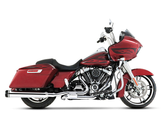 Right Side Tuck & Under Headers – Chrome. Fits Touring 2017up.