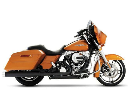 Right Side Tuck & Under Headers – Black. Fits Touring 2017up.