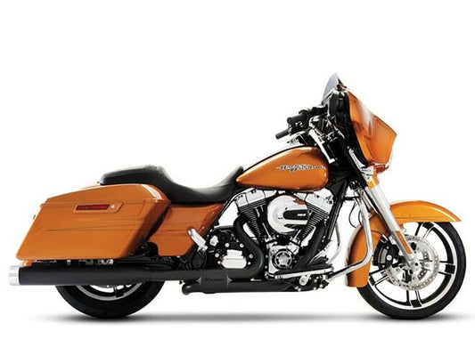 Right Side Tuck & Under Headers – Black. Fits Touring 2017up.
