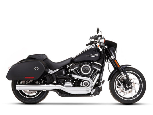 4in. Slip-On Muffler – Chrome with Chrome End Cap. Fits Sport Glide 2018-2024