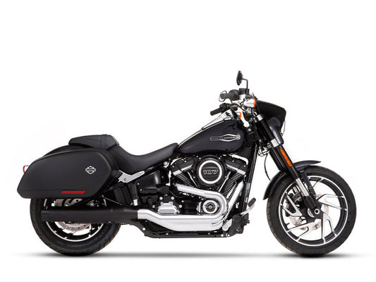 4in. Slip-On Muffler – Black with Black End Cap. Fits Sport Glide 2018-2024