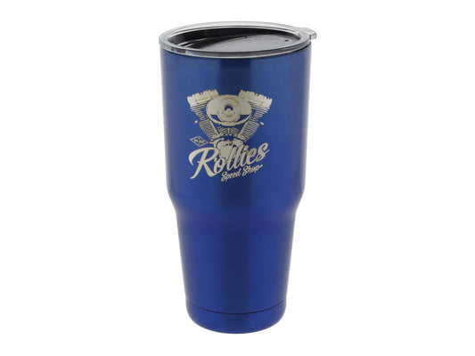 Blue 30oz Rollies Big Bore Tumbler