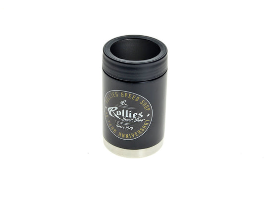 Rollies 45th Anniversary Round Logo Stainless Steel Insulated Beer Cooler – Black