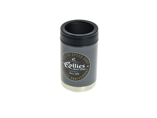 Rollies 45th Anniversary Round Logo Stainless Steel Insulated Beer Cooler – Grey