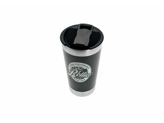 20oz Double Walled Stainless Steel Beer Cup or Coffee Cup – Black