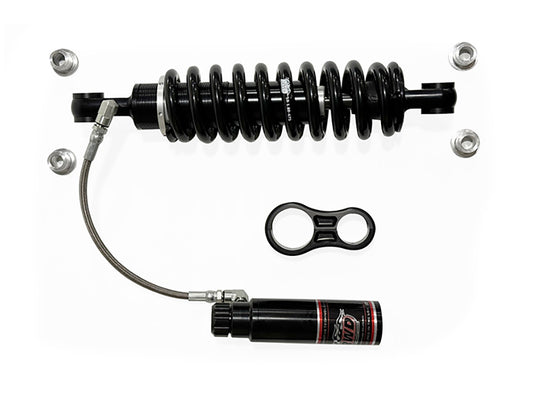 13.5in. RS-2 Piggyback Rear Shock Absorbers with Standard Spring Rate – Black. Fits Softail 2018up.