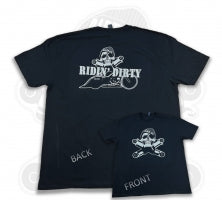 DIRTY AIR Tee Shirt - Ridin Dirty 1 BLACK