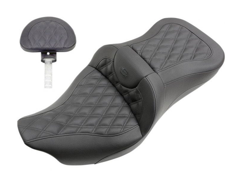 Roadsofa LS Dual Seat With Backrest. Fits Touring 2008up.