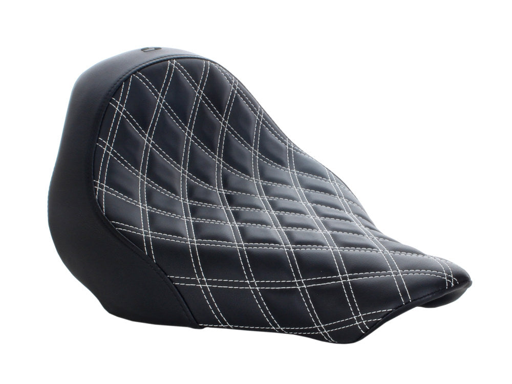 Renegade LS Solo Seat with White Double Diamond Lattice Stitch. Fits Breakout 2013-2017.