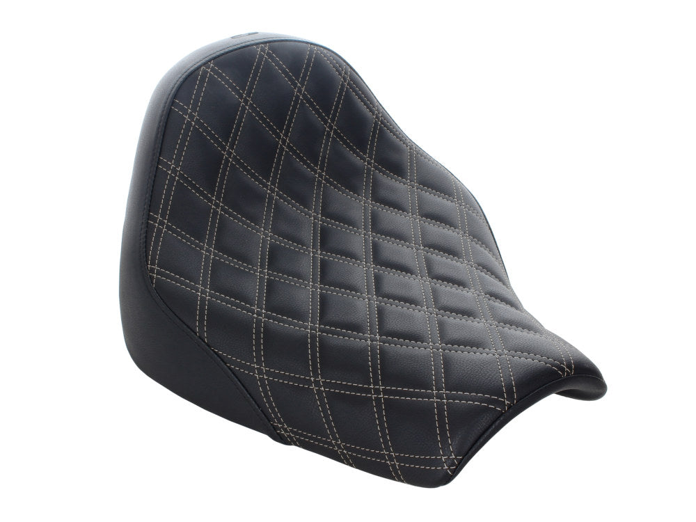 Renegade LS Solo Seat with White Double Diamond Lattice Stitch. Fits Breakout 2018-2022