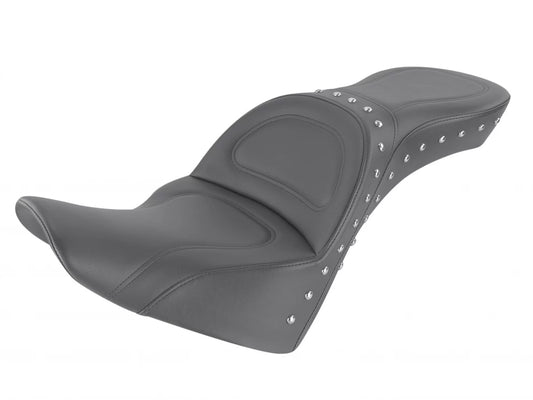 Explorer Special Dual Seat with Studs. Fits Softail Deluxe, Heritage Classic & Slim 2018up