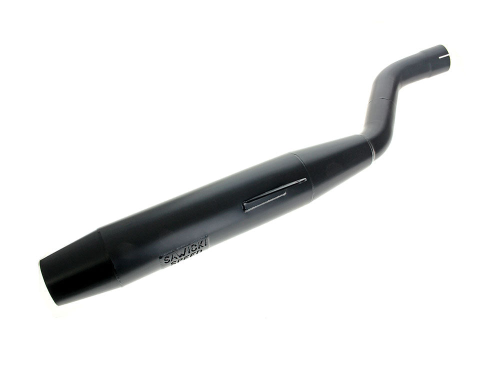Slip On Muffler with Welded End Cap – Black. Fits Pan America 2021up.